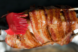 Bacon Wrapped Pheasant